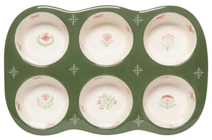 Danica Studio Camellia Stoneware Muffin Pan - Image 2