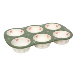 Danica Studio Camellia Stoneware Muffin Pan