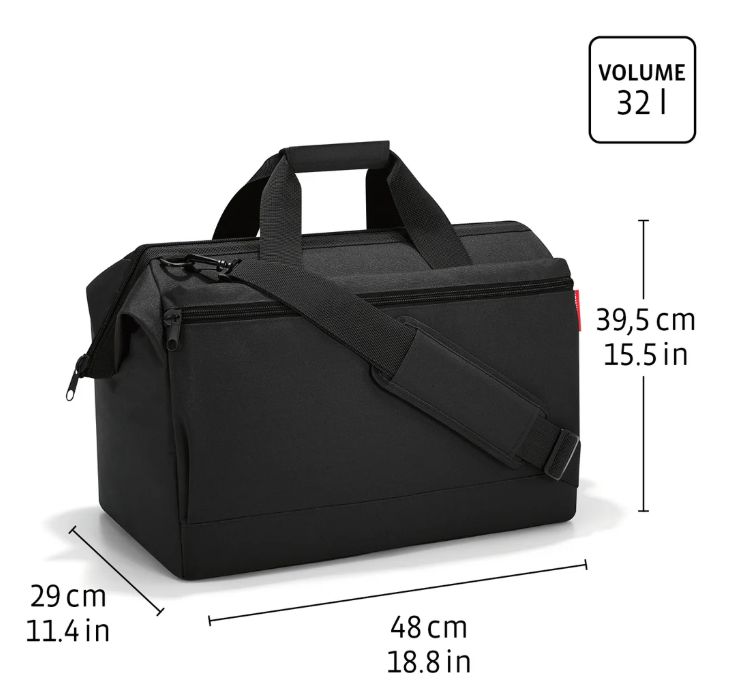 Reisenthel All Rounder Pocket Bag, Black, Large - Image 6