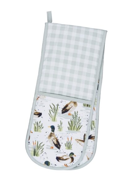 Ulster Weavers Double Oven Glove, Farmhouse Ducks - Image 2