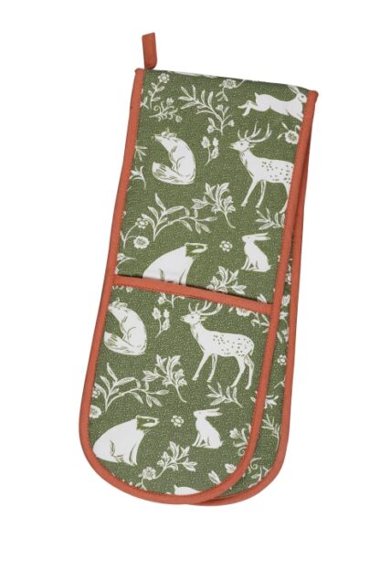 Ulster Weavers Double Oven Glove, Forest Friends - Image 2