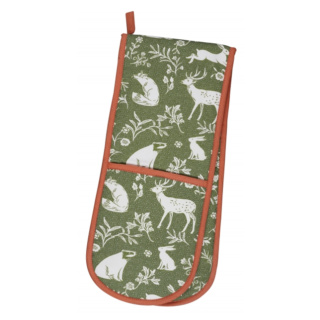 Ulster Weavers Double Oven Glove, Forest Friends