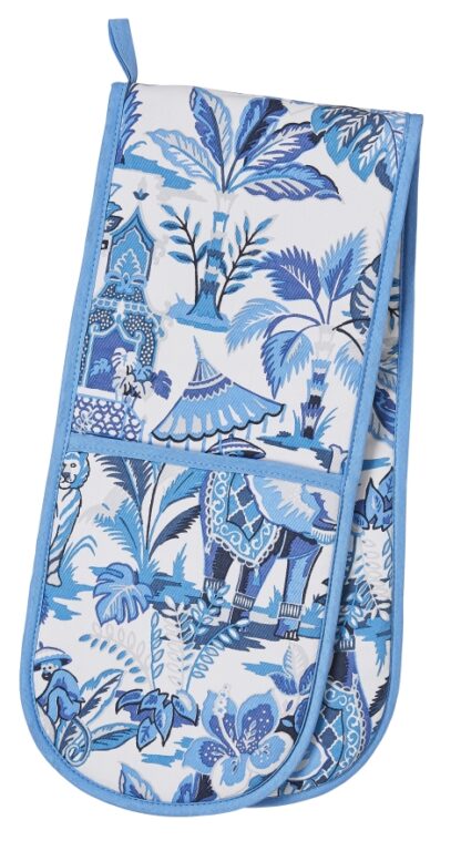 Ulster Weavers Double Oven Glove, India Blue - Image 2