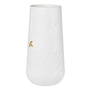 Räder Porcelain Vase, Golden Leaf, Large