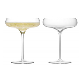 Anton Studio Juno Champagne Saucers, Set of 2