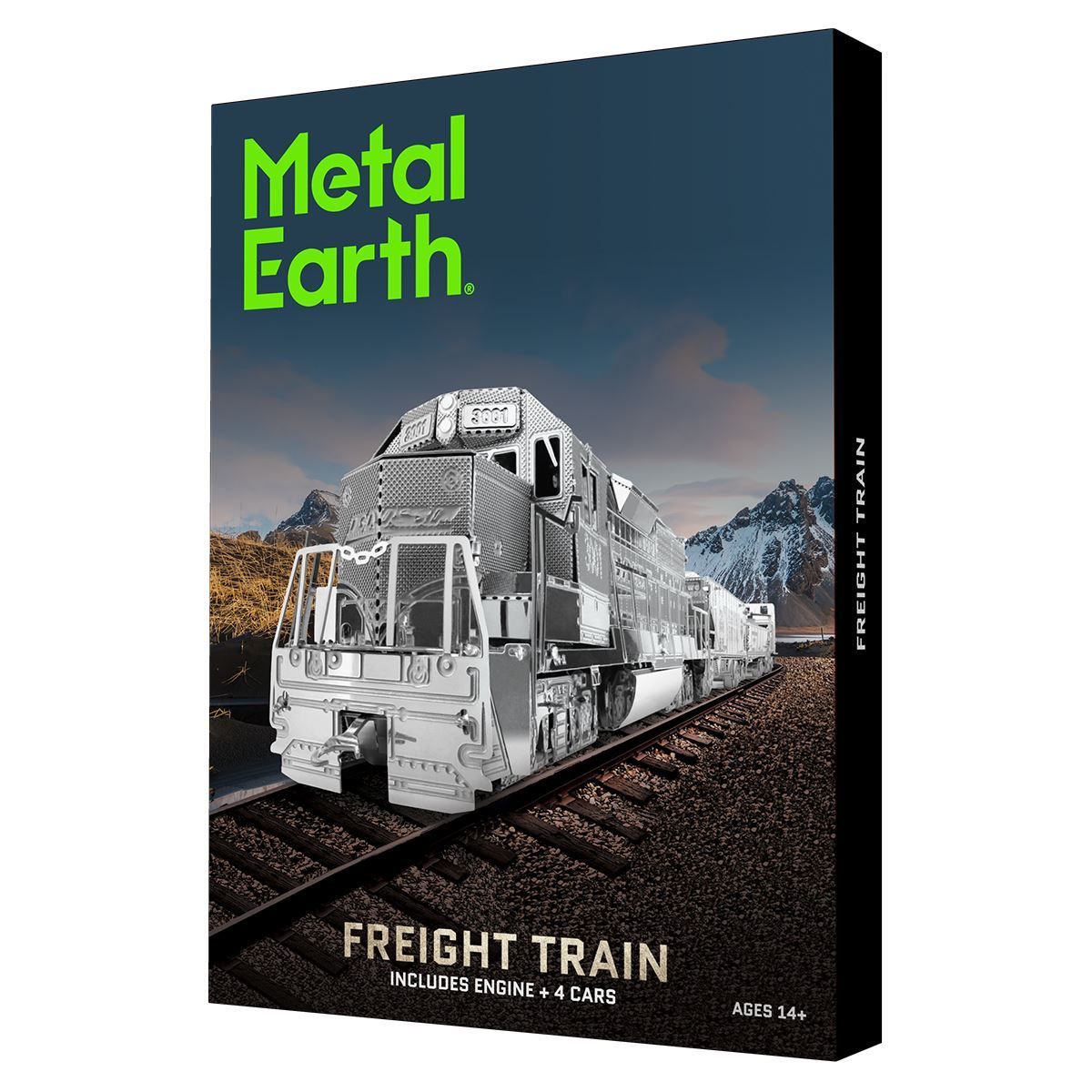Metal Earth: Freight Train Set (includes Engine + 4 Cars) - Image 5