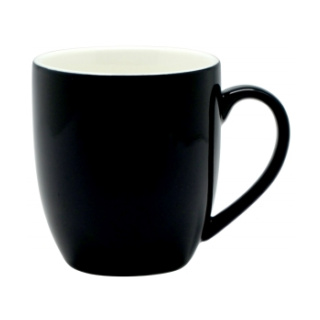 Rockingham Mugs, 350ml, Black, Set of 6