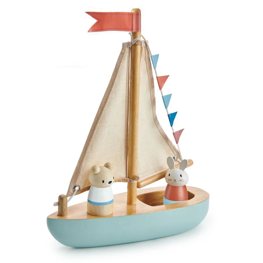 Tender Leaf Toys: Sailaway Boat - Image 2