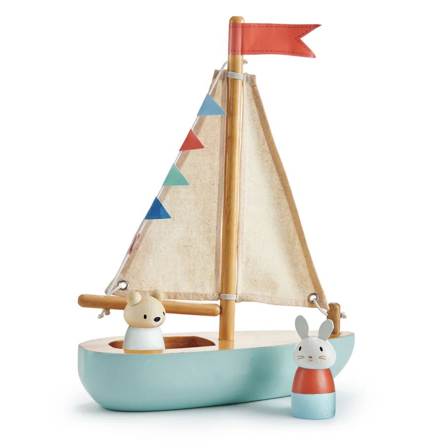 Tender Leaf Toys: Sailaway Boat - Image 7