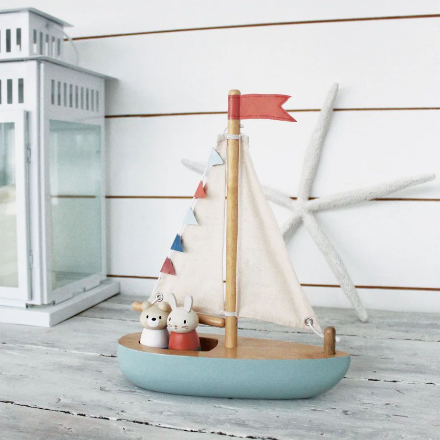 Tender Leaf Toys: Sailaway Boat - Image 6