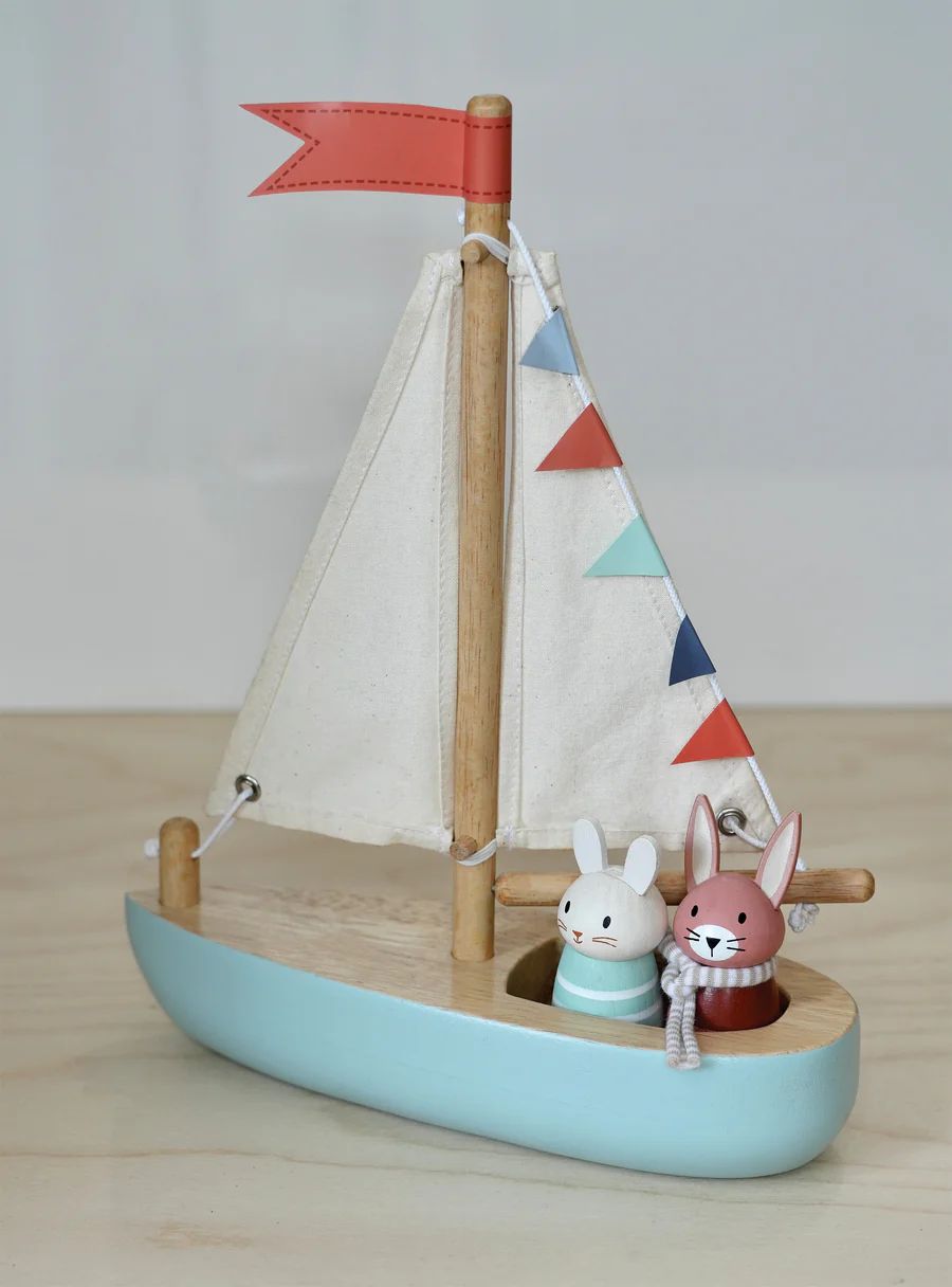 Tender Leaf Toys: Sailaway Boat - Image 5