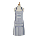 Ulster Weavers Cotton Apron, Denim Stripe
