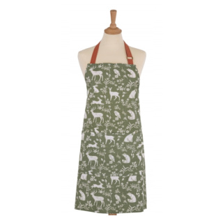 Ulster Weavers Cotton Apron, Forest Friends, Sage