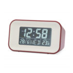 Acctim Alta Reflection LCD Alarm Clock, Spice Red