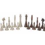Dal Rossi Italy Chess Pieces: Staunton Metal Chessmen