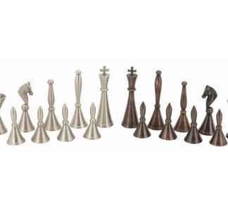 Dal Rossi Italy Chess Pieces: Staunton Metal Chessmen