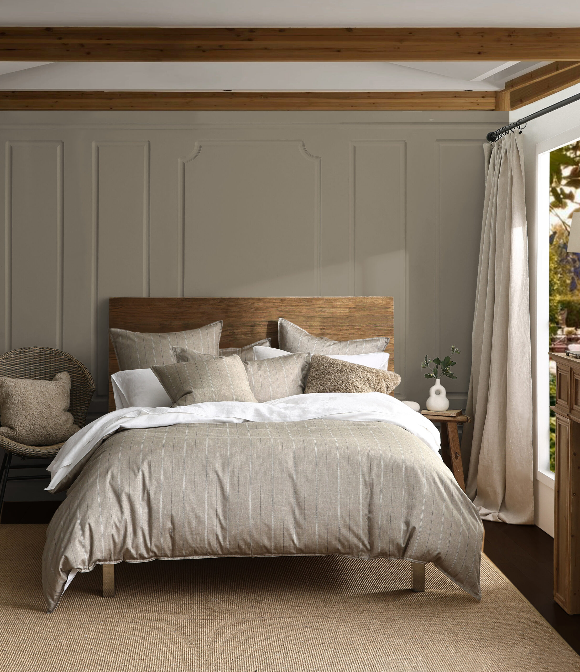 Hedge Duvet Set, Natural - Image 3