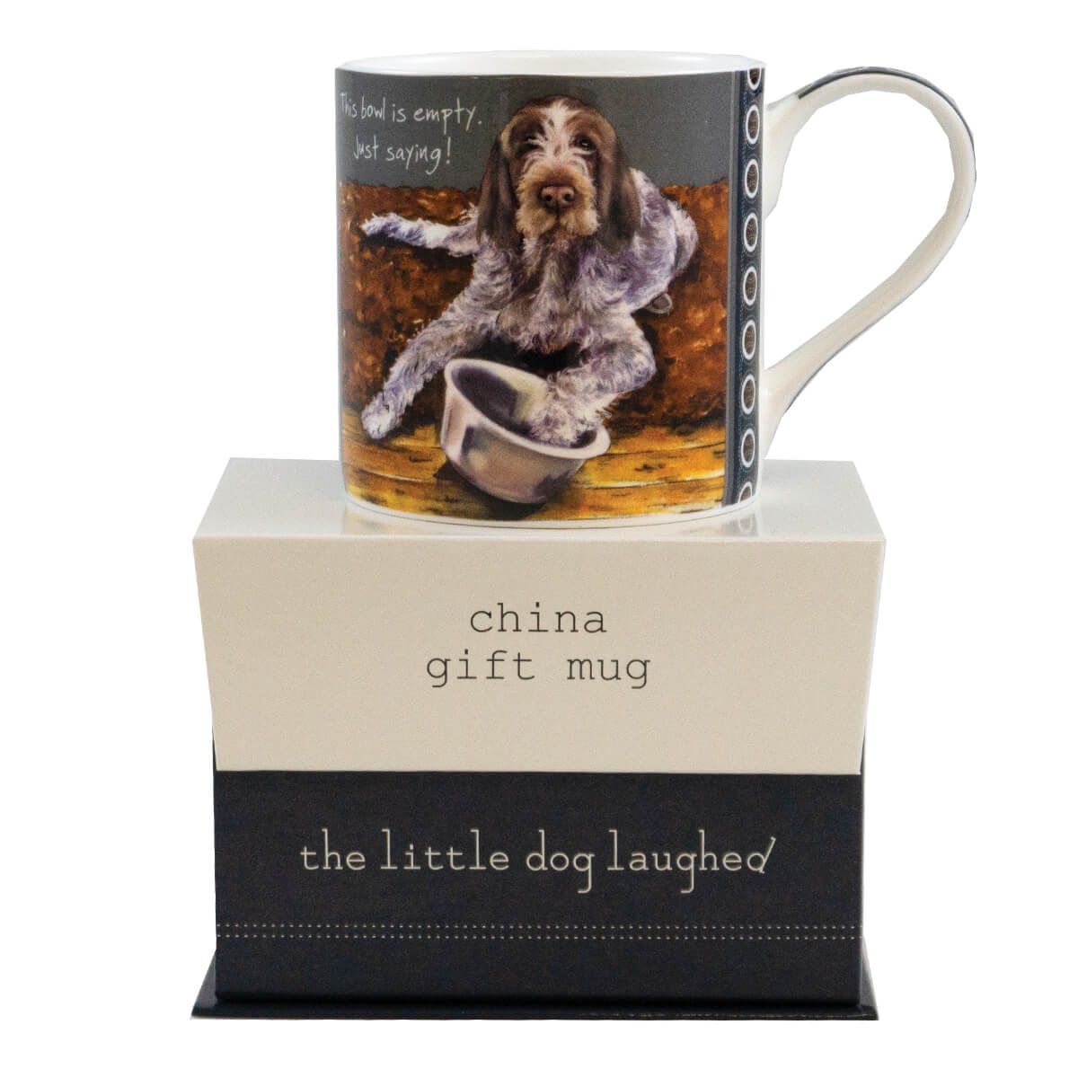 Little Dog Laughed Boxed Mug, Empty Bowl - Image 2