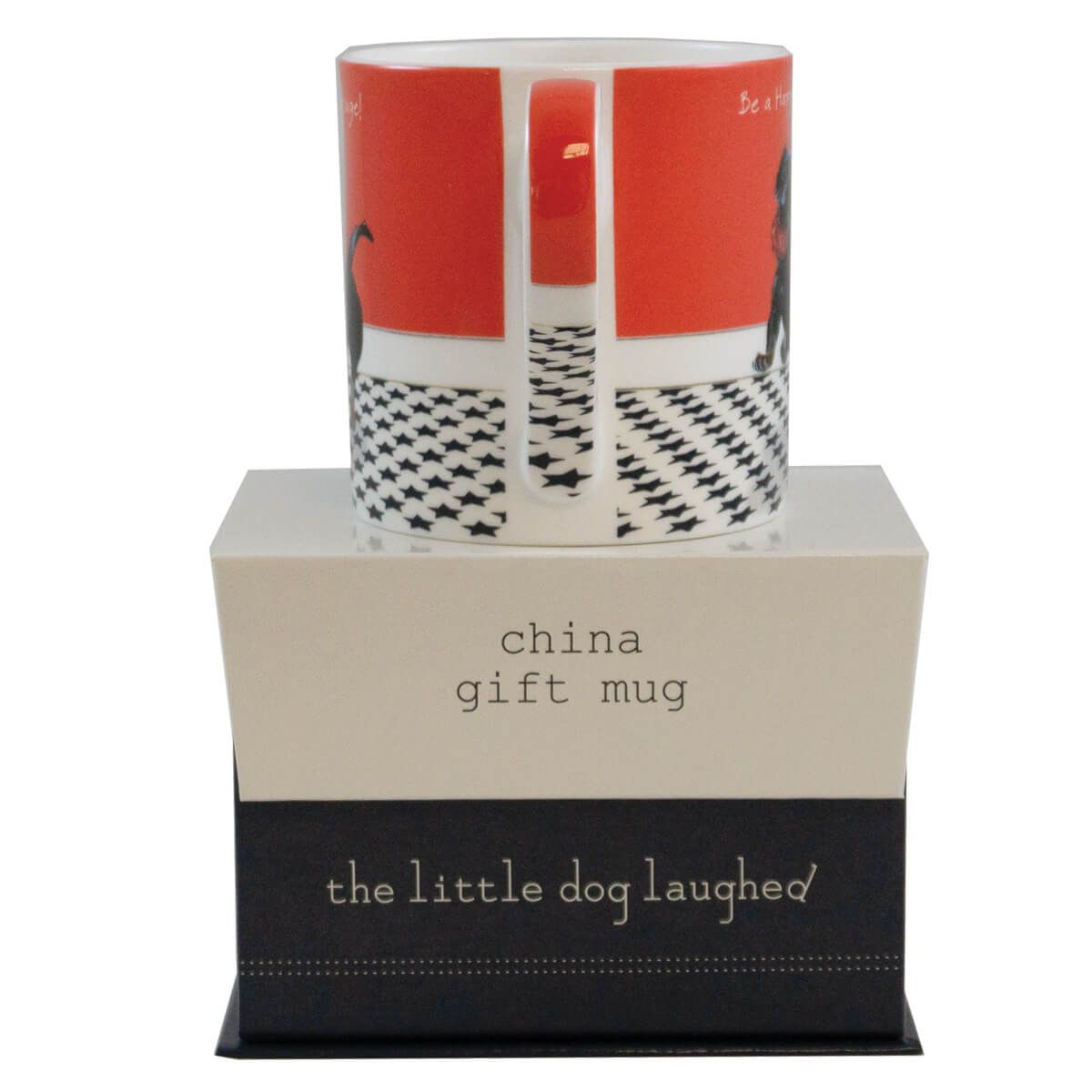 Little Dog Laughed Boxed Mug, Happy Sausage - Image 3