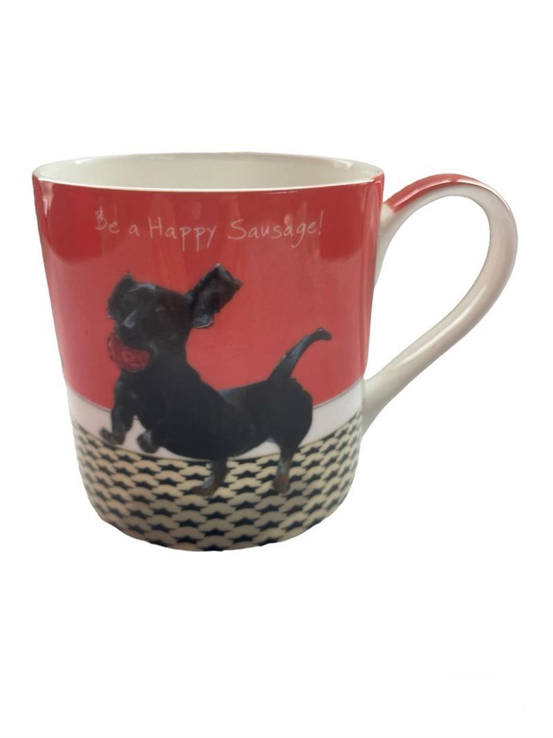 Little Dog Laughed Boxed Mug, Happy Sausage - Image 5