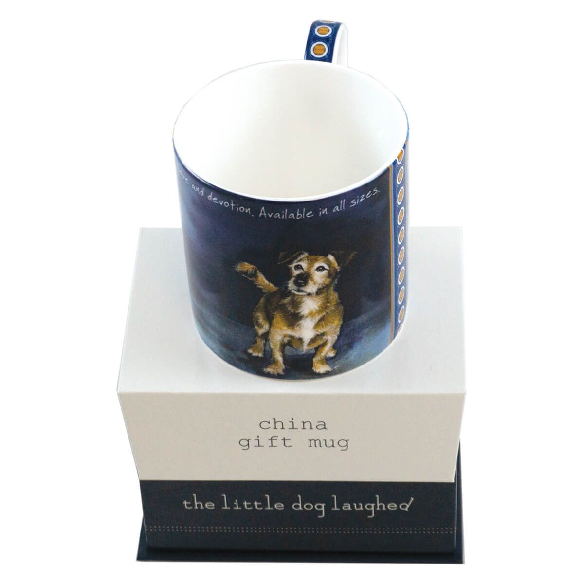 Little Dog Laughed Boxed Mug, Love and Devotion - Image 3