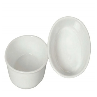 BIA Cordon Bleu Porcelain Friand Dishes, Set of 4