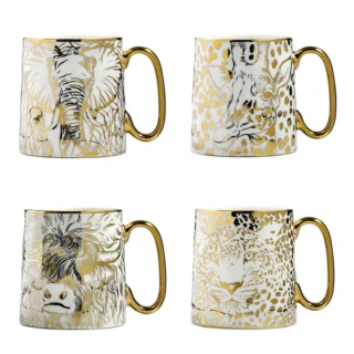 BIA Cordon Bleu Mugs, Animals, Set of 4