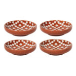 Danica Studio Pinch Bowls, Barro, Set of 4