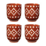 Danica Studio Barro Stoneware Cups, Set of 4
