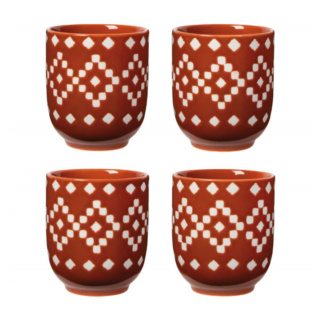 Danica Studio Barro Stoneware Cups, Set of 4