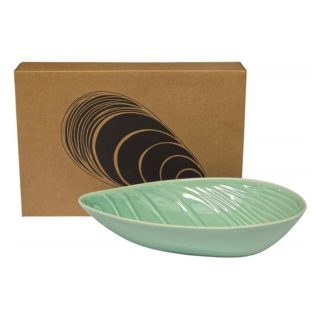 Jo Luping Design Porcelain Bowl, Mussel Aqua, 25cm