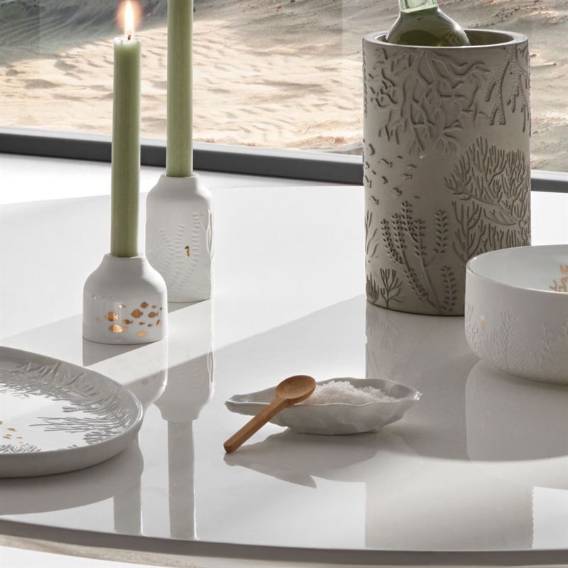 Räder Porcelain Ouster Shell Bowl & Spoon - Image 3