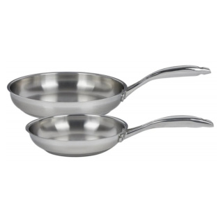 Swiss Diamond Premium Steel 2 Piece Frying Pan Set
