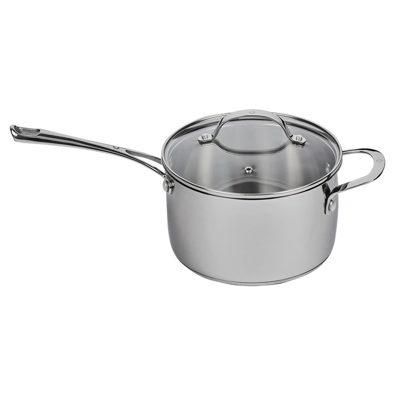Swiss Diamond Premium Steel 3 Piece Saucepan Set - Image 3