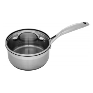 Swiss Diamond Premium Steel Saucepan with Lid 16cm, 1.5ltr