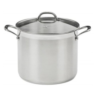 Swiss Diamond Premium Steel Stock Pot with Lid 26cm, 11ltr