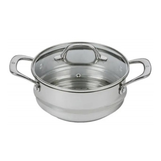 Swiss Diamond Premium Steel Universal Steamer with Lid