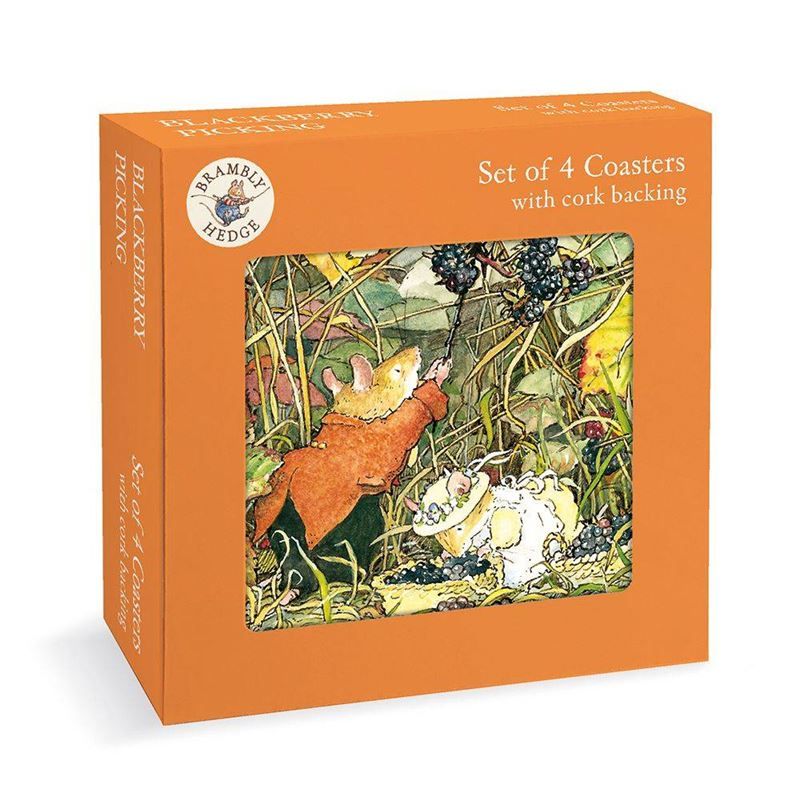 Museums & Galleries Coasters, Blackberry Picking, Set of 4 - Image 3
