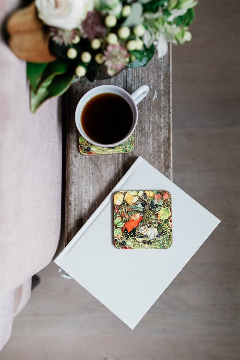 Museums & Galleries Coasters, Blackberry Picking, Set of 4 - Image 2