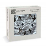 Museums & Galleries Coasters, Swallows & Sea, Set of 4
