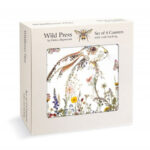 Museums & Galleries Coasters, Wildflower Hare, Set of 4