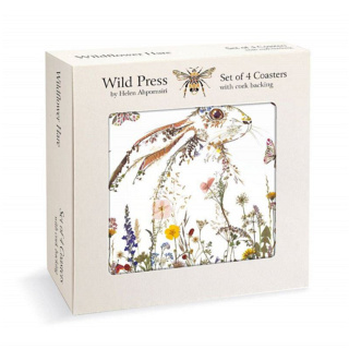 Museums & Galleries Coasters, Wildflower Hare, Set of 4