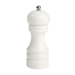 T&G Capstan Pepper Mill, White,150mm