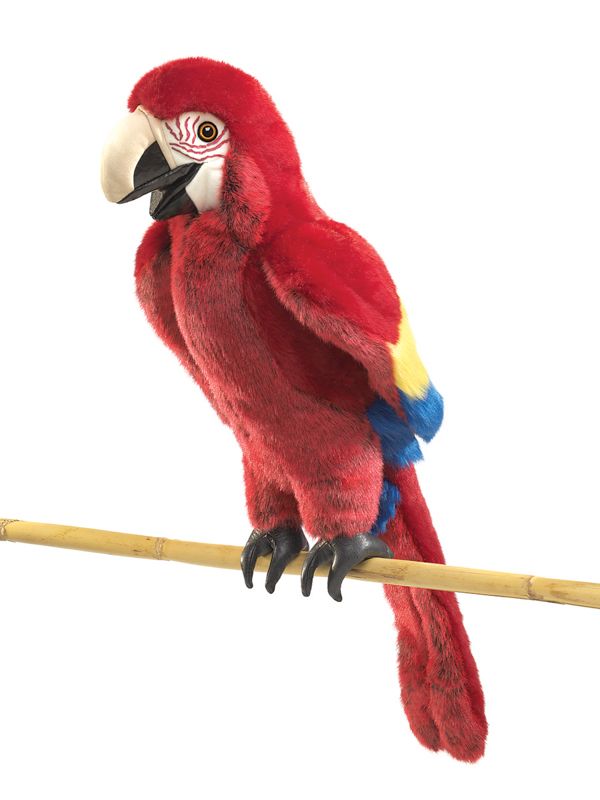 Folkmanis Puppet: Scarlet Macaw Puppet - Image 2