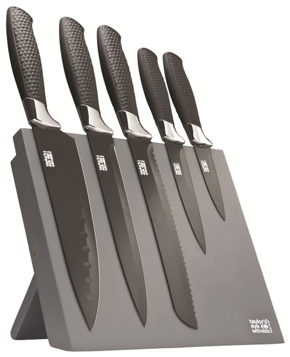 Taylors 5pc Magnetic Knife Block Set - Image 4