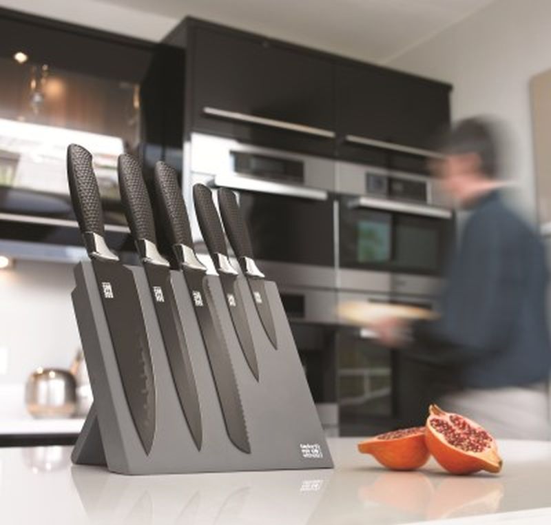 Taylors 5pc Magnetic Knife Block Set - Image 2