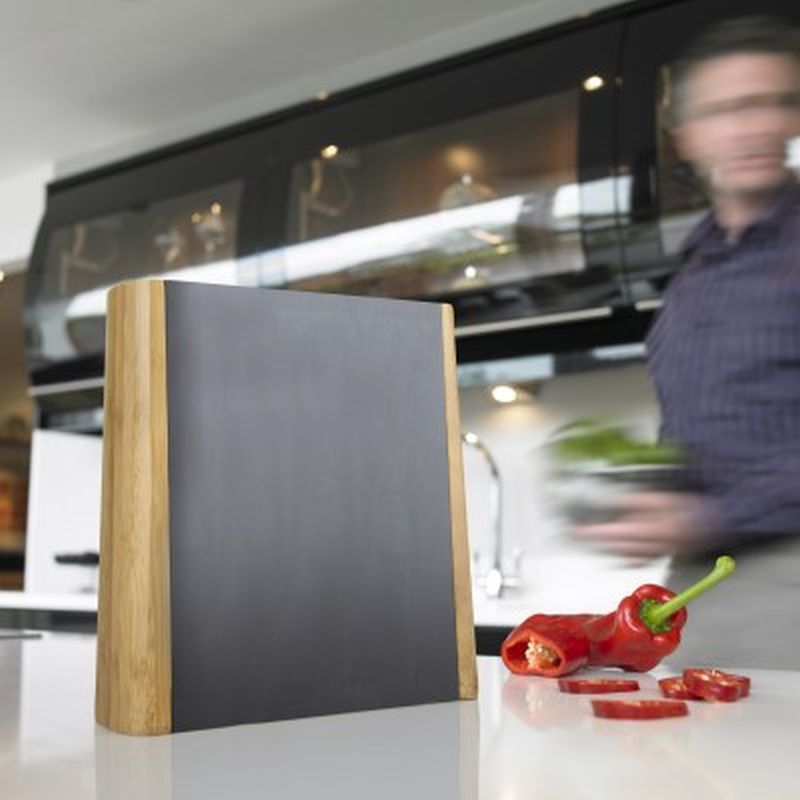 Taylors Double Sided Bamboo Magnetic Universal Knife Block - Image 2