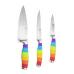 Taylors Rainbow Kitchen Knife Starter Set, 3pc