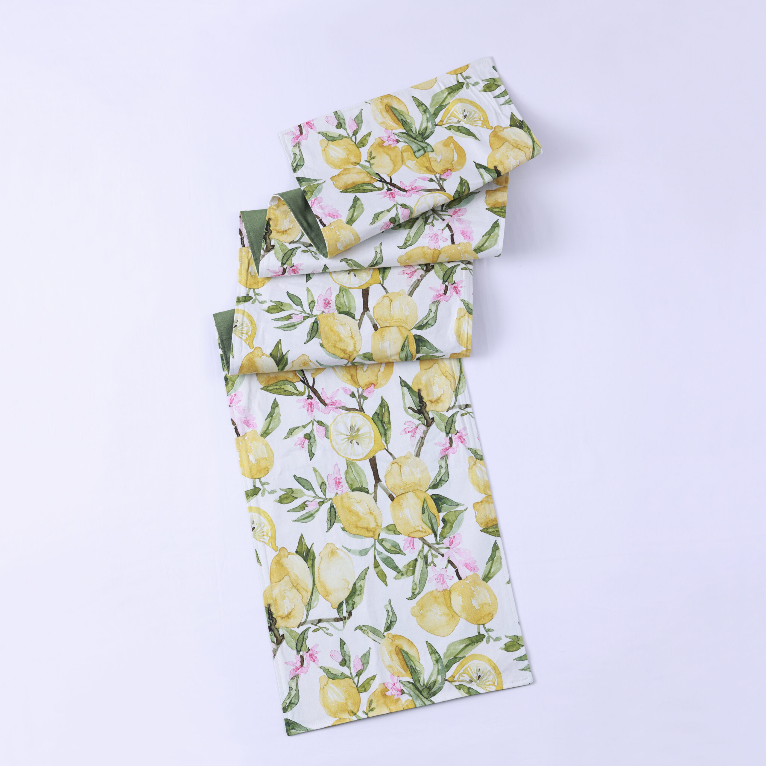 MM Linen Table Runner, Limone, 40x200cm - Image 2