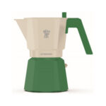 Pezzetti Futurexpress Aluminium Coffee Maker, Forest Green, 6C